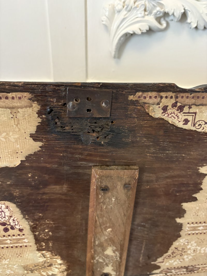 Antique 17th Century Quality Carved Oak Coffer - Image 13